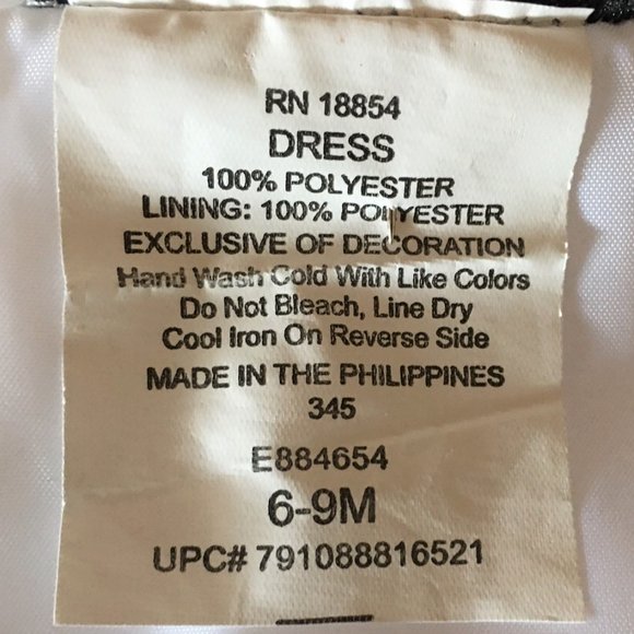 RARE EDITIONS Baby Girl Dress | 6-9M - Picture 8 of 10